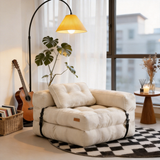 2-in-1 Compression Sofa Bed – Foldable, High-Density Foam, Soft Corduroy