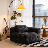 2-in-1 Compression Sofa Bed – Foldable, High-Density Foam, Soft Corduroy