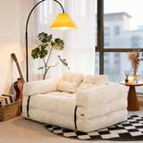 2-in-1 Compression Sofa Bed – Foldable, High-Density Foam, Soft Corduroy