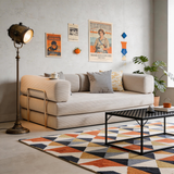 Foldable 55D Sponge Sofa Bed – Pet-Friendly Fabric, Compression Design