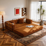Foldable 55D Sponge Sofa Bed – Pet-Friendly Fabric, Compression Design
