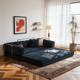 Foldable 55D Sponge Sofa Bed – Pet-Friendly Fabric, Compression Design