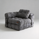 2-in-1 Compression Sofa Bed – Foldable, High-Density Foam, Soft Corduroy