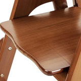 Foldable Solid Wood Baby High Chair | Convertible Toddler Dining Chair & Step Stool