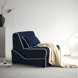 3 - in - 1 Foldable Sofa Bed – Modern Nordic Fabric Recliner for Compact Living Spaces - StoolTopia