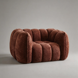Pumpkin Compression Sofa | Frameless Boucle Sofa, High-Density Foam