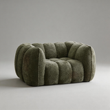 Pumpkin Compression Sofa | Frameless Boucle Sofa, High-Density Foam