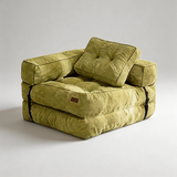 2-in-1 Compression Sofa Bed – Foldable, High-Density Foam, Soft Corduroy