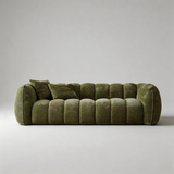 Pumpkin Compression Sofa | Frameless Boucle Sofa, High-Density Foam