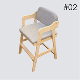 Adjustable Kids Study Desk with Bookshelf – Natural Wood Finish - StoolTopia