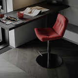 Adjustable Swivel Bar Stool - Velvet Counter Height Chair with Backrest - StoolTopia