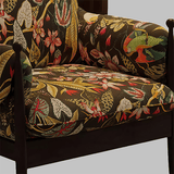 American Style Fabric Patio Balcony Relaxing Single Sofa Chair - StoolTopia