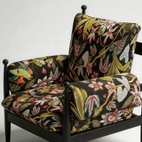 American Style Fabric Patio Balcony Relaxing Single Sofa Chair - StoolTopia