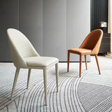 Contemporary Leather Dining Chair - Elegance and Comfort - StoolTopia