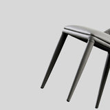 Contemporary Leather Dining Chair - Elegance and Comfort - StoolTopia