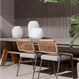Contemporary Woven Accent Lounge Chair – Outdoor & Indoor Leisure Chair - StoolTopia