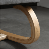Ergonomic Kneeling Chair – Fixed Design, Full Birch Wood, Multiple Fabrics - StoolTopia