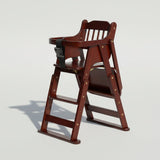 Foldable Solid Wood Baby High Chair for Toddlers | STOOLTOPIA - StoolTopia