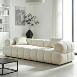 Frameless Cloud Sofa | Lamb Shearling Fleece & High - Density Compression Sponge - StoolTopia