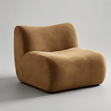 Frameless Deep Seat Sectional Sofa | Stain - Proof Teddy Fleece | Modular & Vacuum - Packed - StoolTopiaSofas & Sectionals