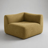 Frameless Deep Seat Sectional Sofa | Stain - Proof Teddy Fleece | Modular & Vacuum - Packed - StoolTopiaSofas & Sectionals