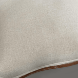 Heavy Duty Natural Woven Rattan Accent Side Chair - StoolTopia