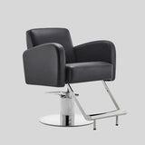 Heavy - Duty Salon Chair - Hydraulic Height Adjustment | Armrest Support & Premium Leather - StoolTopia