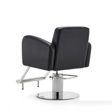 Heavy - Duty Salon Chair - Hydraulic Height Adjustment | Armrest Support & Premium Leather - StoolTopia