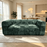 Italian Minimalist Straight Row Pure Sponge Living Room Sofa - StoolTopia