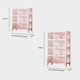 Kids Display Storage Cabinet - Steel Frame with Tempered Glass Doors & Customizable Knobs - StoolTopia