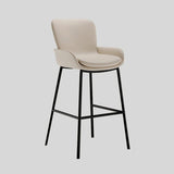 Luxury Leather Bar Stool - Modern High Chair for Kitchen Island - StoolTopia