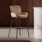 Luxury Leather Bar Stool - Modern High Chair for Kitchen Island - StoolTopia
