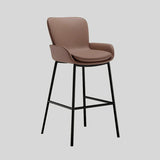 Luxury Leather Bar Stool - Modern High Chair for Kitchen Island - StoolTopia