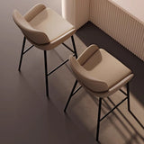 Luxury Leather Bar Stool - Modern High Chair for Kitchen Island - StoolTopia