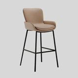 Luxury Leather Bar Stool - Modern High Chair for Kitchen Island - StoolTopia