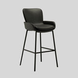 Luxury Leather Bar Stool - Modern High Chair for Kitchen Island - StoolTopia