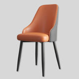 Luxury Leather Dining Chair - Woven Back - StoolTopia