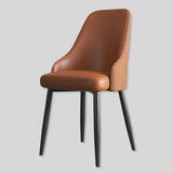 Luxury Leather Dining Chair - Woven Back - StoolTopia