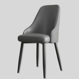 Luxury Leather Dining Chair - Woven Back - StoolTopia