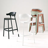 Modern Bar Stool - Sleek and Stylish Eco - Friendly PP Plastic - StoolTopia