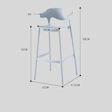 Modern Bar Stool - Sleek and Stylish Eco - Friendly PP Plastic - StoolTopia