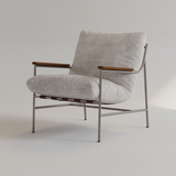 Modern Chenille Lounge Chair – Premium Comfort - StoolTopia