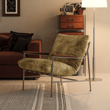 Modern Chenille Lounge Chair – Premium Comfort - StoolTopia