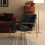 Modern Chenille Lounge Chair – Premium Comfort - StoolTopia