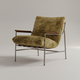 Modern Chenille Lounge Chair – Premium Comfort - StoolTopia