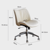 Modern Ergonomic Swivel Office Chair with Adjustable Height, Chrome Base, 360° Rotation - StoolTopia