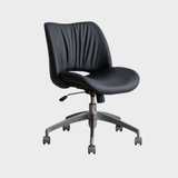 Modern Ergonomic Swivel Office Chair with Adjustable Height, Chrome Base, 360° Rotation - StoolTopia