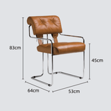 Modern Executive Office Chair - High - Resilience Foam with Stainless Steel Frame - StoolTopia