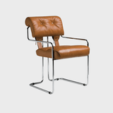 Modern Executive Office Chair - High - Resilience Foam with Stainless Steel Frame - StoolTopia