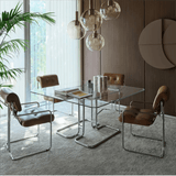Modern Executive Office Chair - High - Resilience Foam with Stainless Steel Frame - StoolTopia